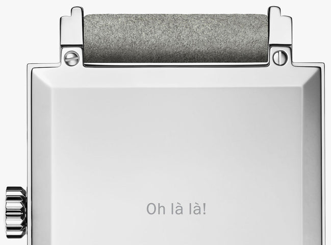 Nomos Glashutte Tetra Matcha Steel Back Watch