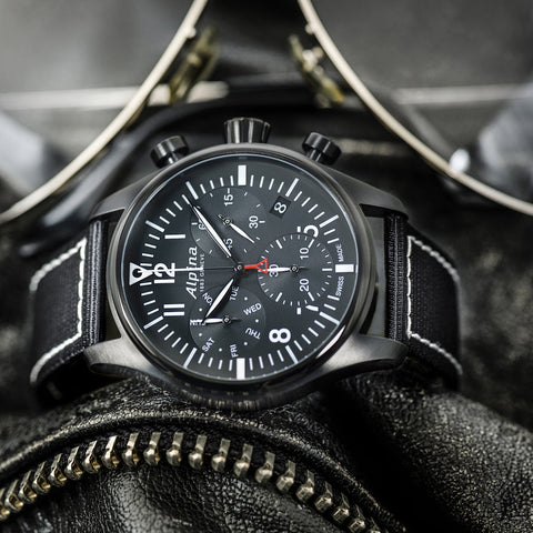 Alpina Watch Startimer Pilot Chronograph Quartz D