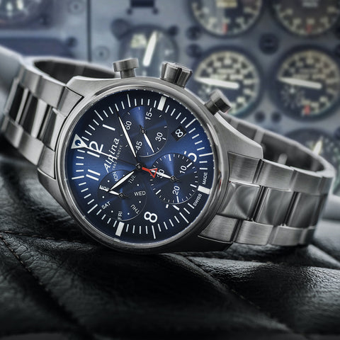 Alpina Watch Startimer Pilot Chronograph Quartz D