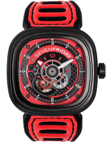 SevenFriday Watch P3B/06 Racer Red