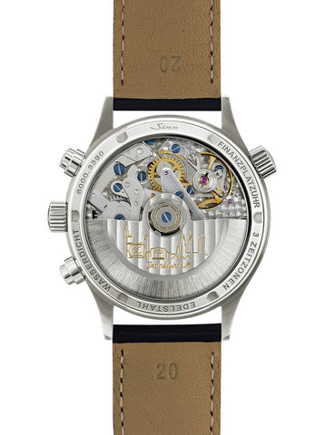 Sinn 6000 Finance Center Bracelet-Leather Watch