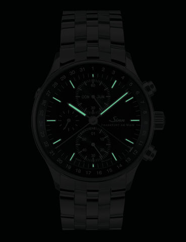 Sinn 6052 Finance District Bracelet-Leather Watch