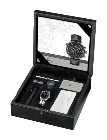 Sinn 6068 Frankfurt Financial District Bracelet-Leather Watch