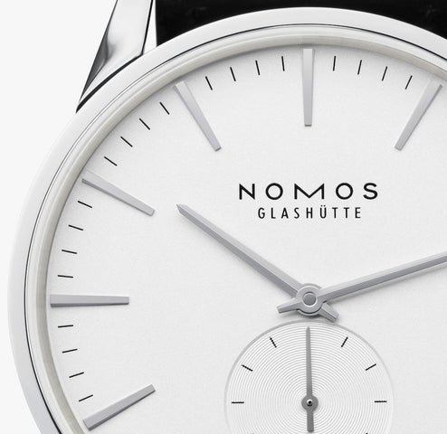 Nomos Glashutte Zurich Steel Back Watch