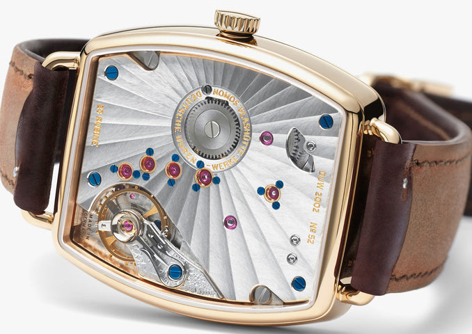 Nomos Glashutte Lux Cicada Sapphire Crystal Watch