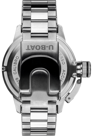 U-Boat Sommerso Ghiera Ceramica Bicolore Quadrante Blue Bracelet Watch