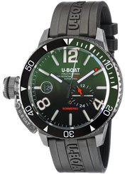 U-Boat Watch Sommerso Ghiera Ceramica Bicolore Quadrante Verde 9520