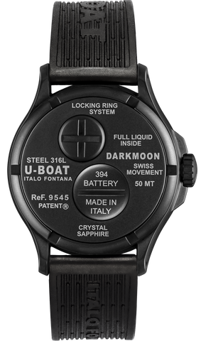 U-Boat Darkmoon 40 Black Curve PVD Watch