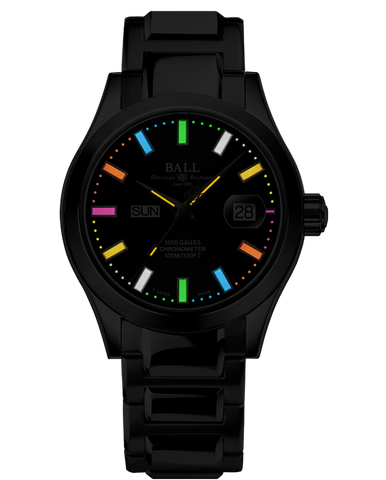 Ball Watch Company Engineer III Marvelight Chronometer Day Date Watch