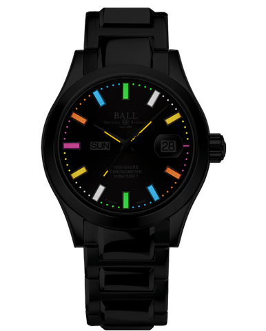 Ball Watch Company Engineer III Marvelight Chronometer Day Date Watch