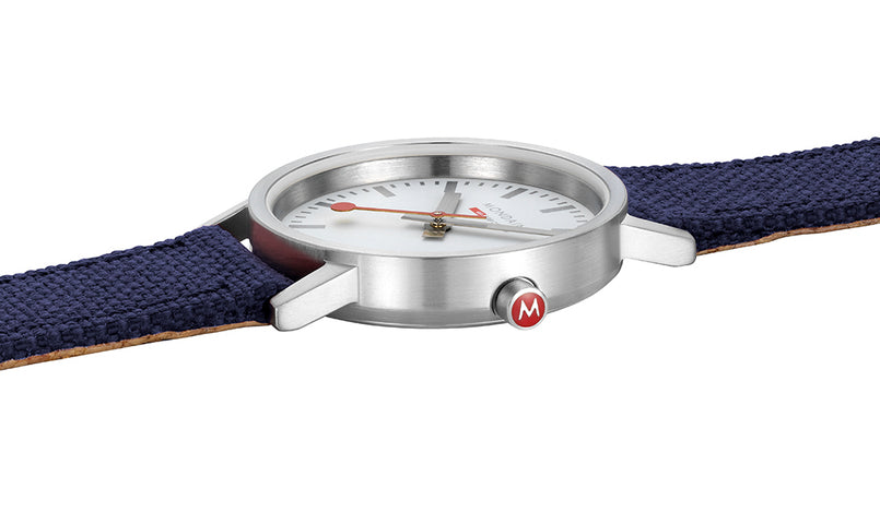 Mondaine Classic Deep Ocean Blue Textile