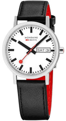 Mondaine Watch Classic Day Date Grape Leather A667.30314.11SBBV