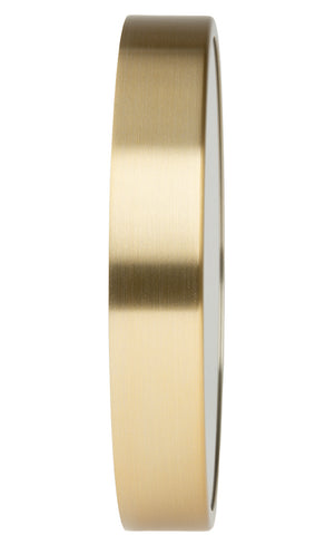 Mondaine Clock Pure Edition Aluminium Brushed Gold