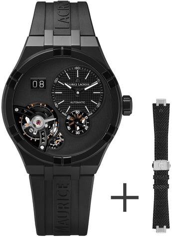 Maurice Lacroix Watch Aikon Master Grand Date Black AI6118-DLB0B-330-2