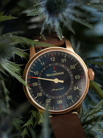Meistersinger Watch Perigraph Bronze Line