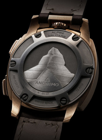 Anonimo Militare Alpina Camouflage Green Limited Edition Watch