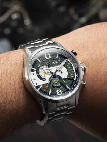 AVI-8 Watch Hawker Harrier Miltary Green