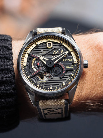 AVI-8 Watch Hawker Harrier Desert Sand