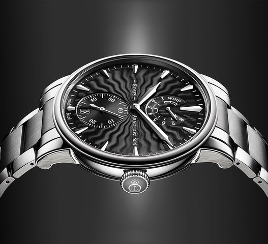 Arnold & Son Watch Eight-Day Royal Navy Black