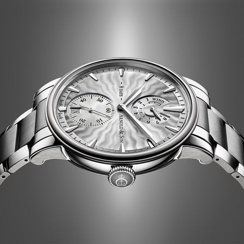Arnold & Son Watch Eight-Day Royal Navy Silver D