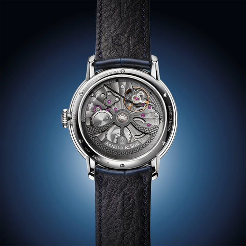 Arnold & Son Watch Globetrotter Steel Blue Limited Edition