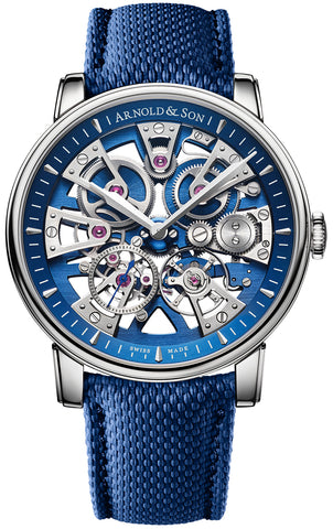 Arnold & Son Watch Nebula 41.5 Steel Rubber 1NEAS.U02AS.134D