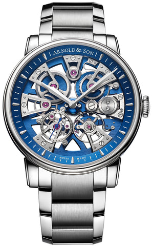 Arnold & Son Watch Nebula 41.5 Steel Bracelet 1NEAS.U01AK.002S