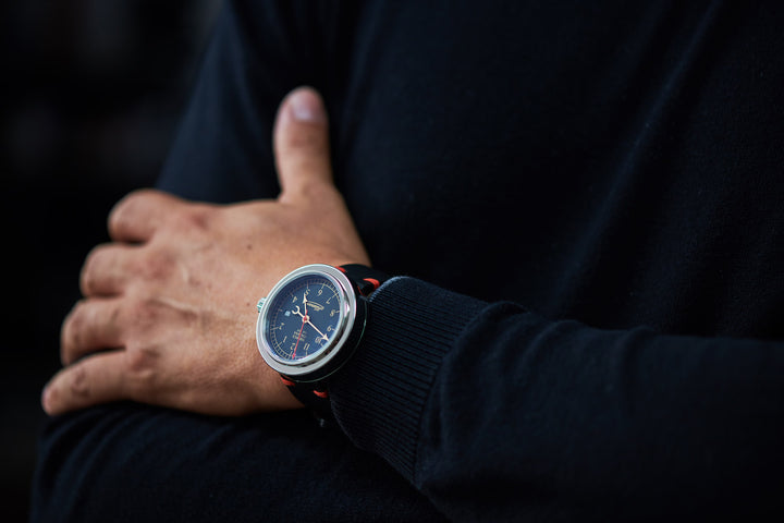 Allemano Watch Day Black Brushed Case