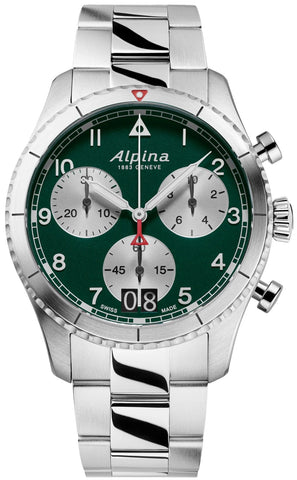 Alpina Watch Startimer Pilot Automatic Chronograph Big Date AL-372GRS4S26B