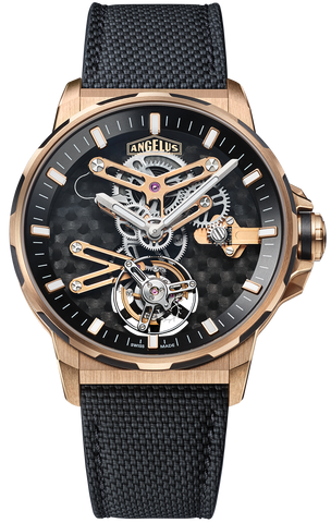 Angelus Watch Flying Tourbillon Gold & Carbon Limited Edition OTCDB.B01A.K009B
