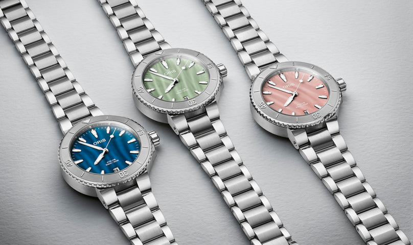 Oris Aquis Date Blush Pink