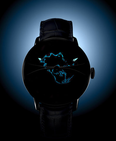 Arnold & Son Globetrotter Steel Opaline Limited Edition Watch