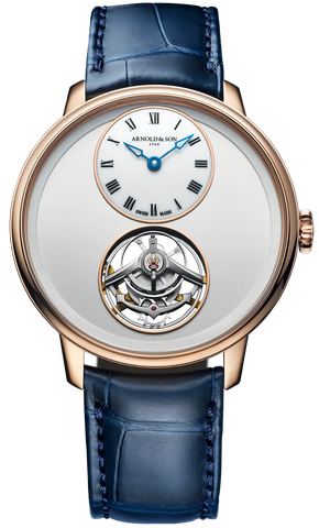Arnold & Son Watch Ultrathin Tourbillon Gold Silver Opaline Limited Edition 1UTBR.I01A.C246R