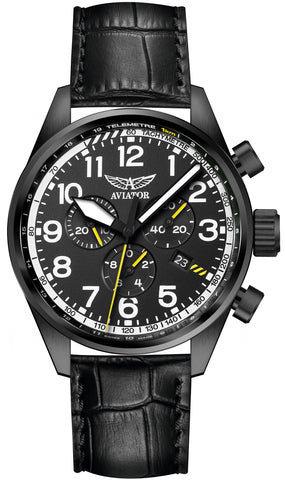 Aviator Watch Airacobra Chrono Mens V.2.25.5.169.4
