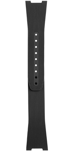 Bell & Ross Strap BR 05 Grooved Rubber Black