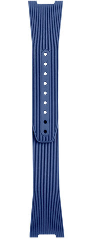 Bell & Ross Strap BR 05 Grooved Rubber Blue