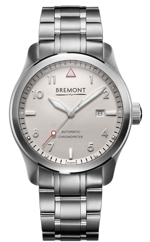Bremont Watch Solo 43 White Si Bracelet SOLO/WH-SI/BR