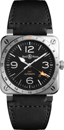 Bell & Ross Watch BR 03 93 GMT BR0393-GMT-ST/SCA