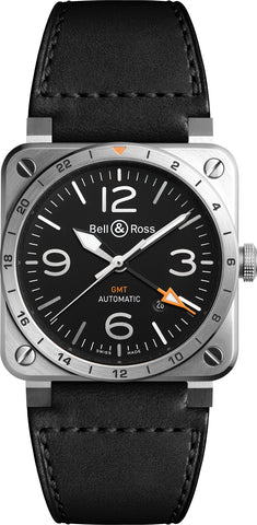 Bell & Ross Watch BR 03 93 GMT BR0393-GMT-ST/SCA