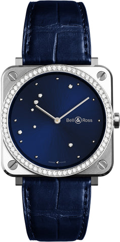 Bell & Ross Watch BR S Diamond Eagle Diamonds BRS-EA-ST-LGD/SCR