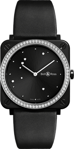 Bell & Ross Watch BRS Diamond Eagle Black BRS-EBL-CE-LGD/SCA