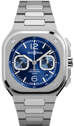 Bell & Ross Watch BR 05 Chrono Blue Steel Bracelet BR05C-BLU-ST/SST