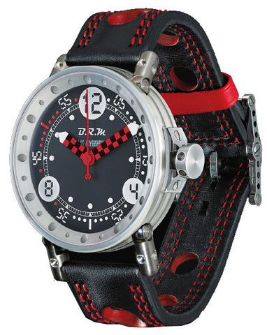 B.R.M. Watches V6-44 HYBRIDE BG V6-44-HYBRIDE-BG LEATHER STRAP