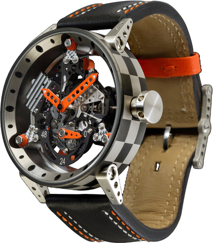 B.R.M. Watches R-50 Orange Hands R-50-TN-AO