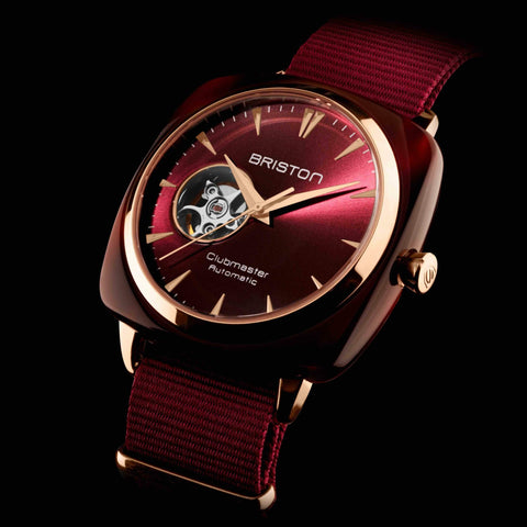 Briston Watch Clubmaster Classic Acetate Gold