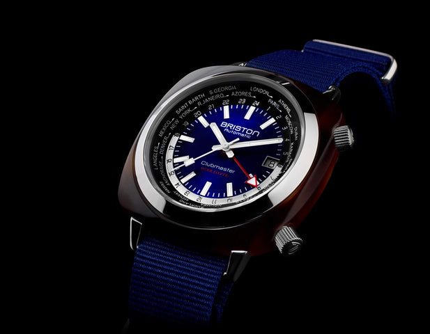 Briston Watch Clubmaster Traveler Worldtime GMT Limited Edition