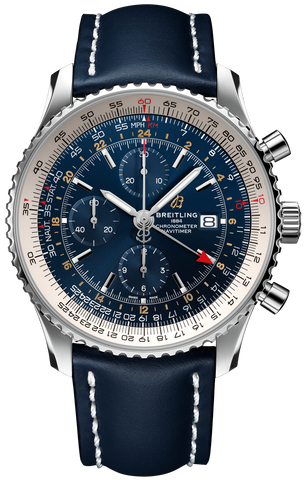 Breitling Watch Navitimer 1 Chronograph GMT 46 Leather Tang Type A24322121C2X1