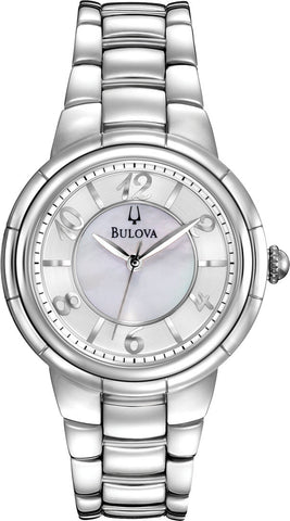 Bulova Watch Ladies Diamond Dress Rosedale 96L169