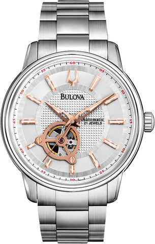 Bulova Watch Open Aperture Automatic 96A143