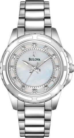 Bulova Watch Ladies Diamond 96P144